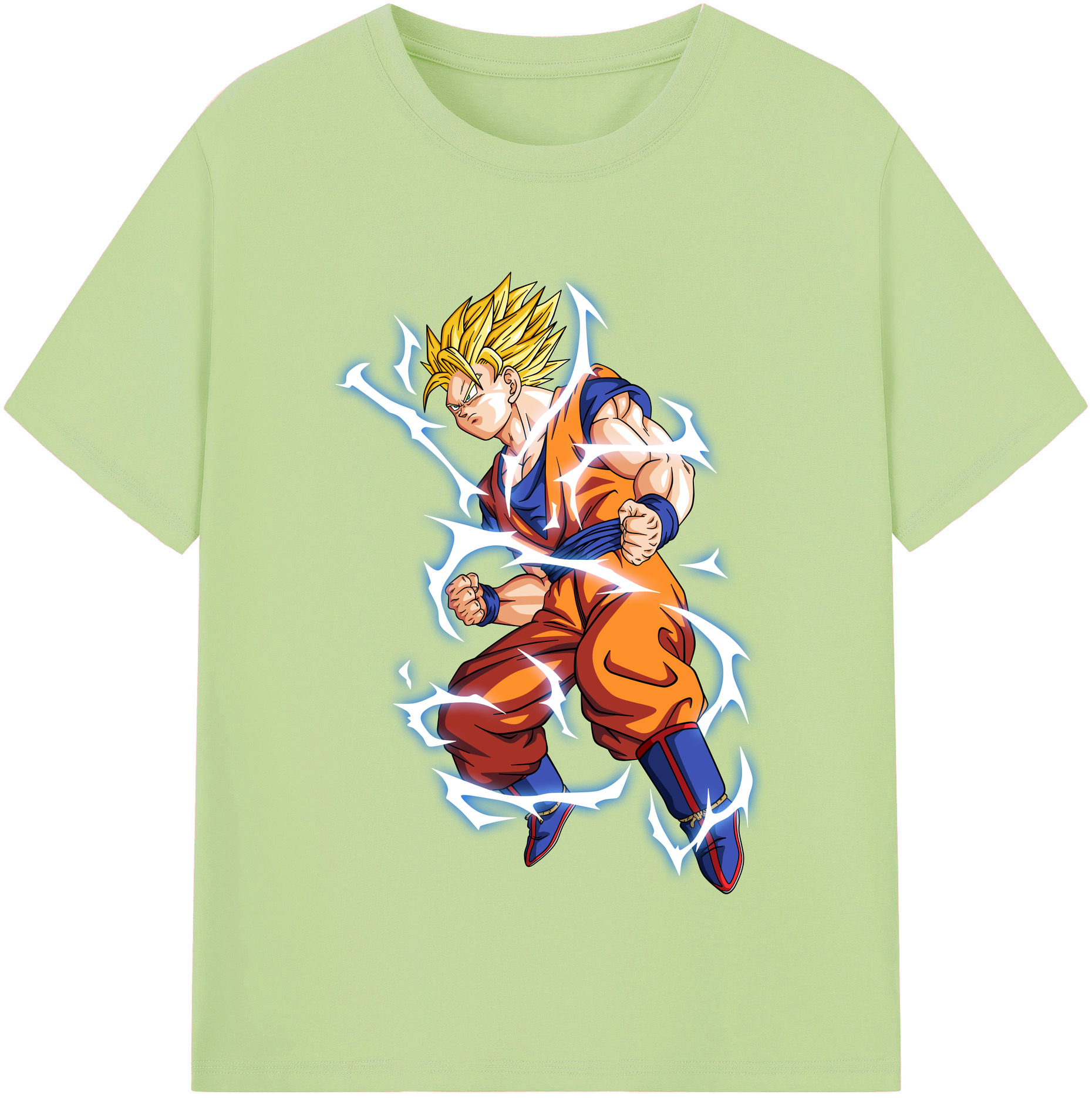 （画像用） ドラゴンボール 孫悟空（そん ごくう）Son Goku カカロット DRAGON BALL Kakarotto 綿100％半袖Tシャツ（フロントプリント）